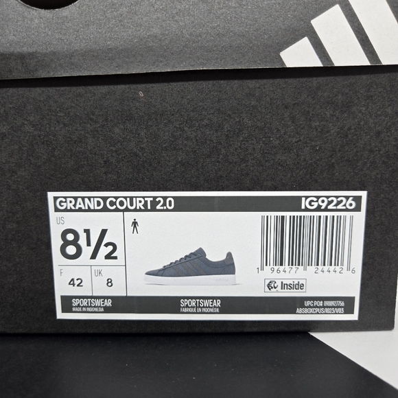 New Adidas Grand Court 2.0 Men\'s Shoes IG9226 Size 8.5